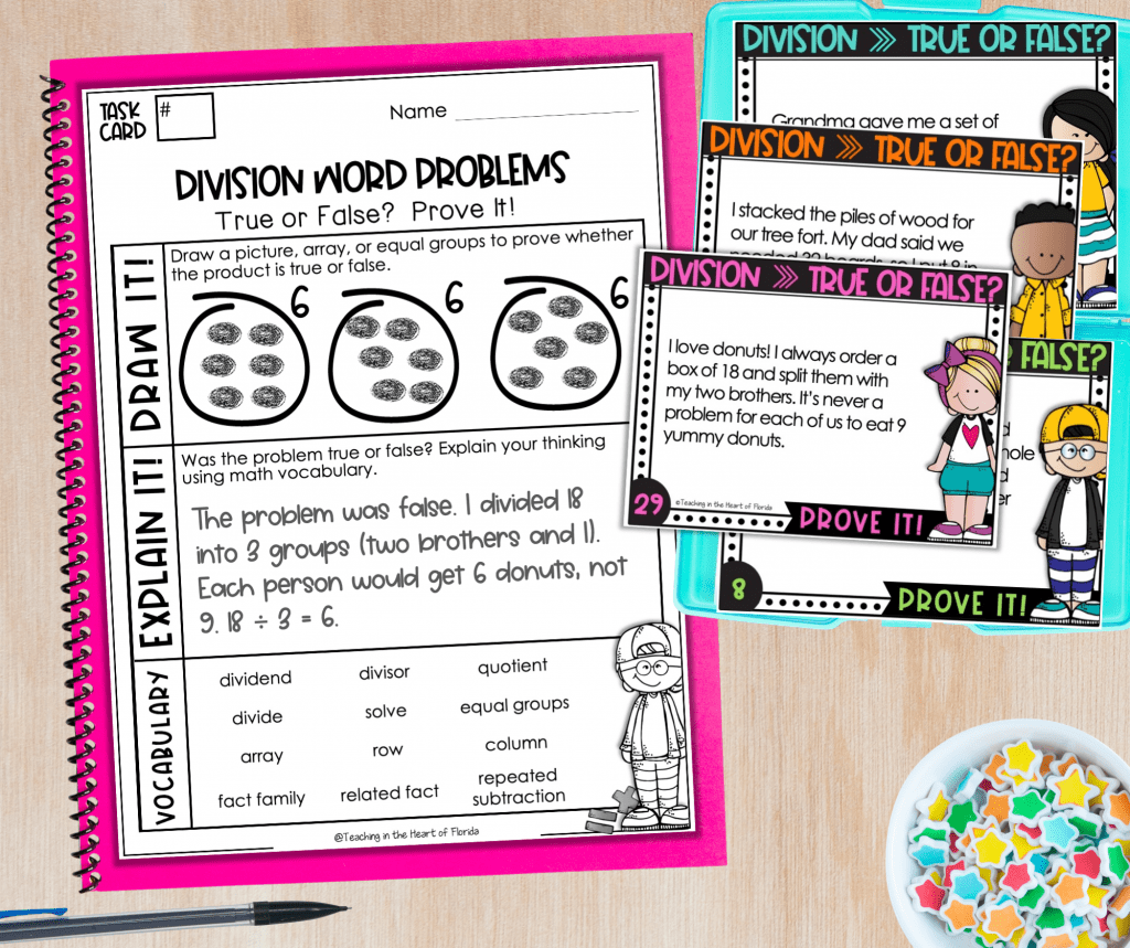 division word problems 3rd grade