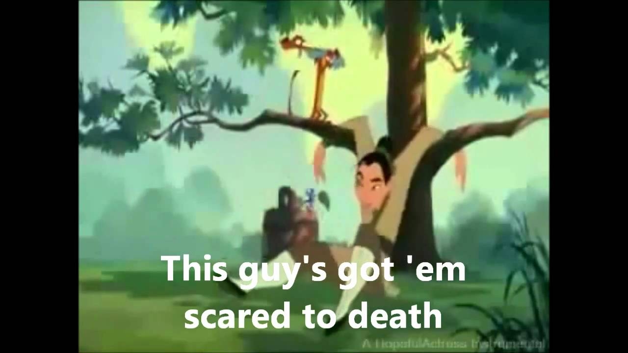 I ll Make A Man Out Of You Karaoke English Lyrics YouTube