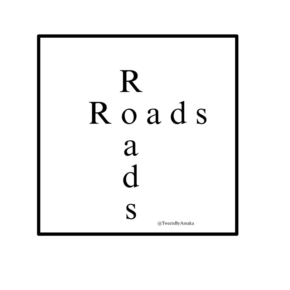 If The First Frame Is Crossroads What Can You Say About The Second Frame 