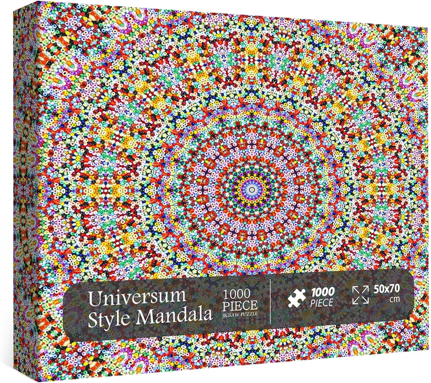 Impossible Hard Puzzles For Adults 1000 Pieces Universum Style Difficult Mandala Puzzles For Adults Colorful Mandala Challenging Jigsaw Puzzle 26 6 X 26 6 Walmart
