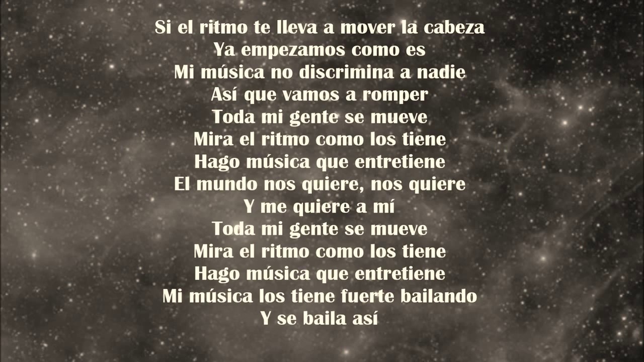 mi gente lyrics in english