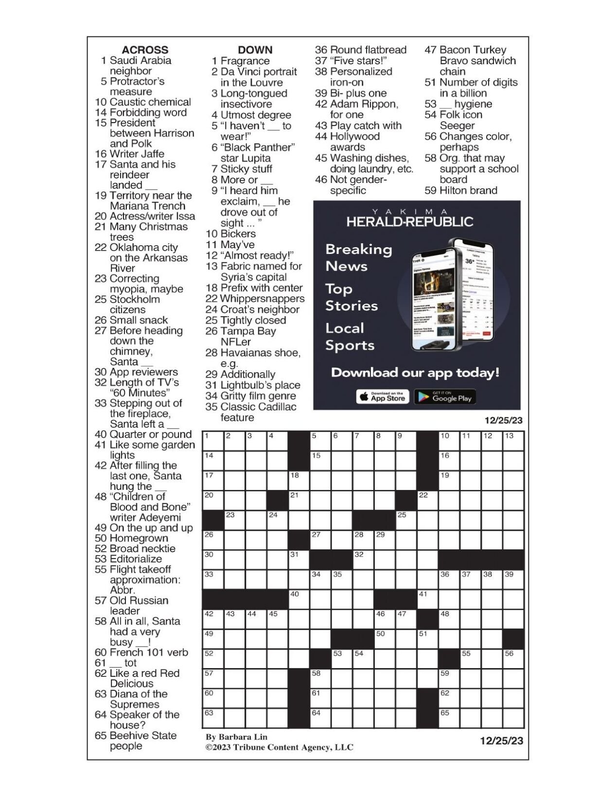 tampa bay times crossword puzzle