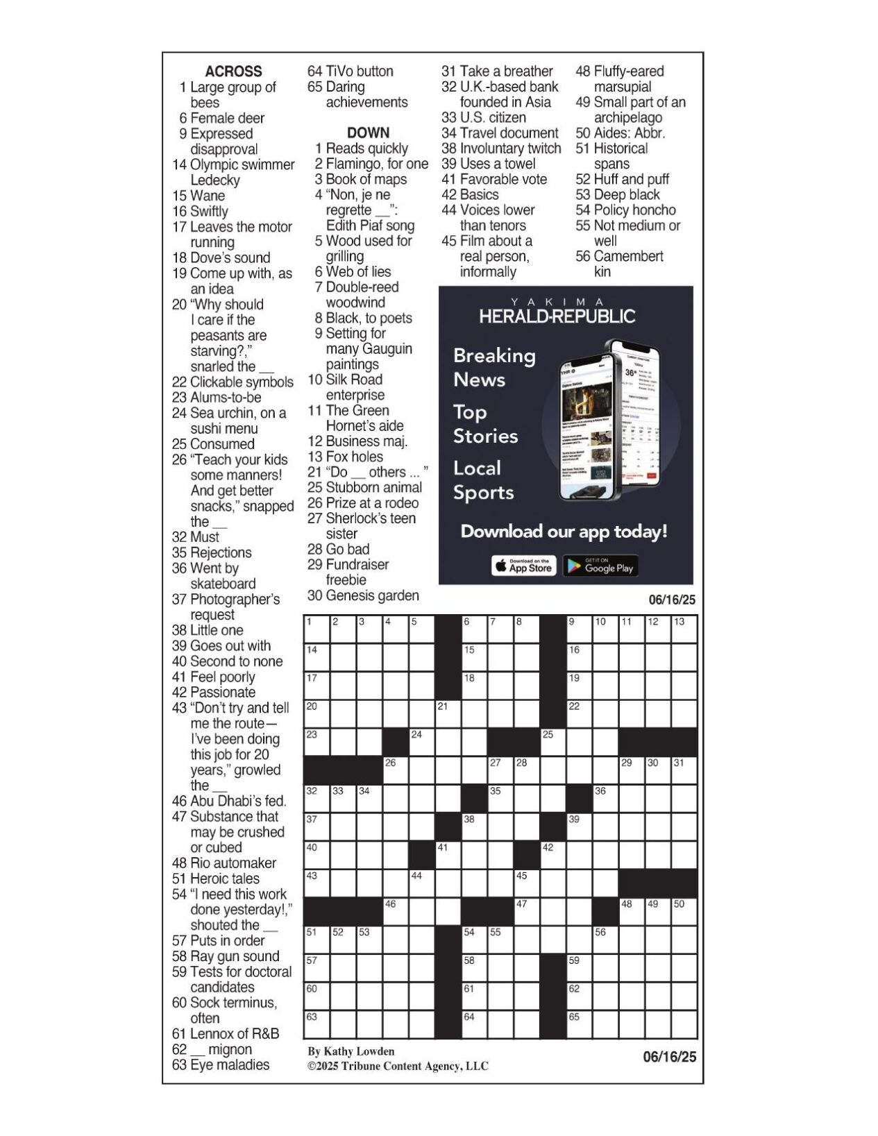 sound of the sea crossword