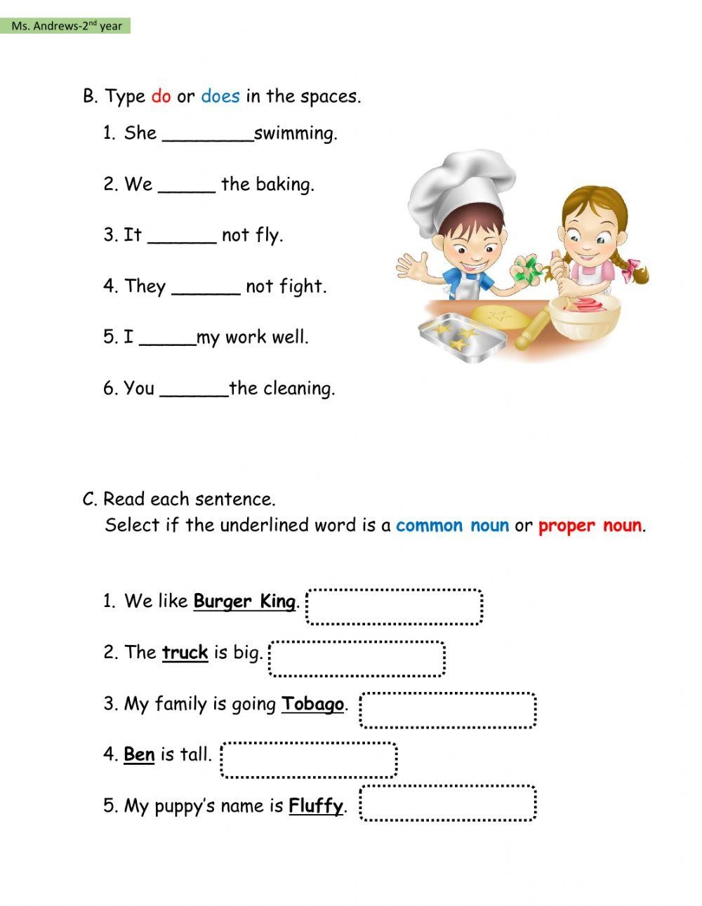 4th grade ela worksheets