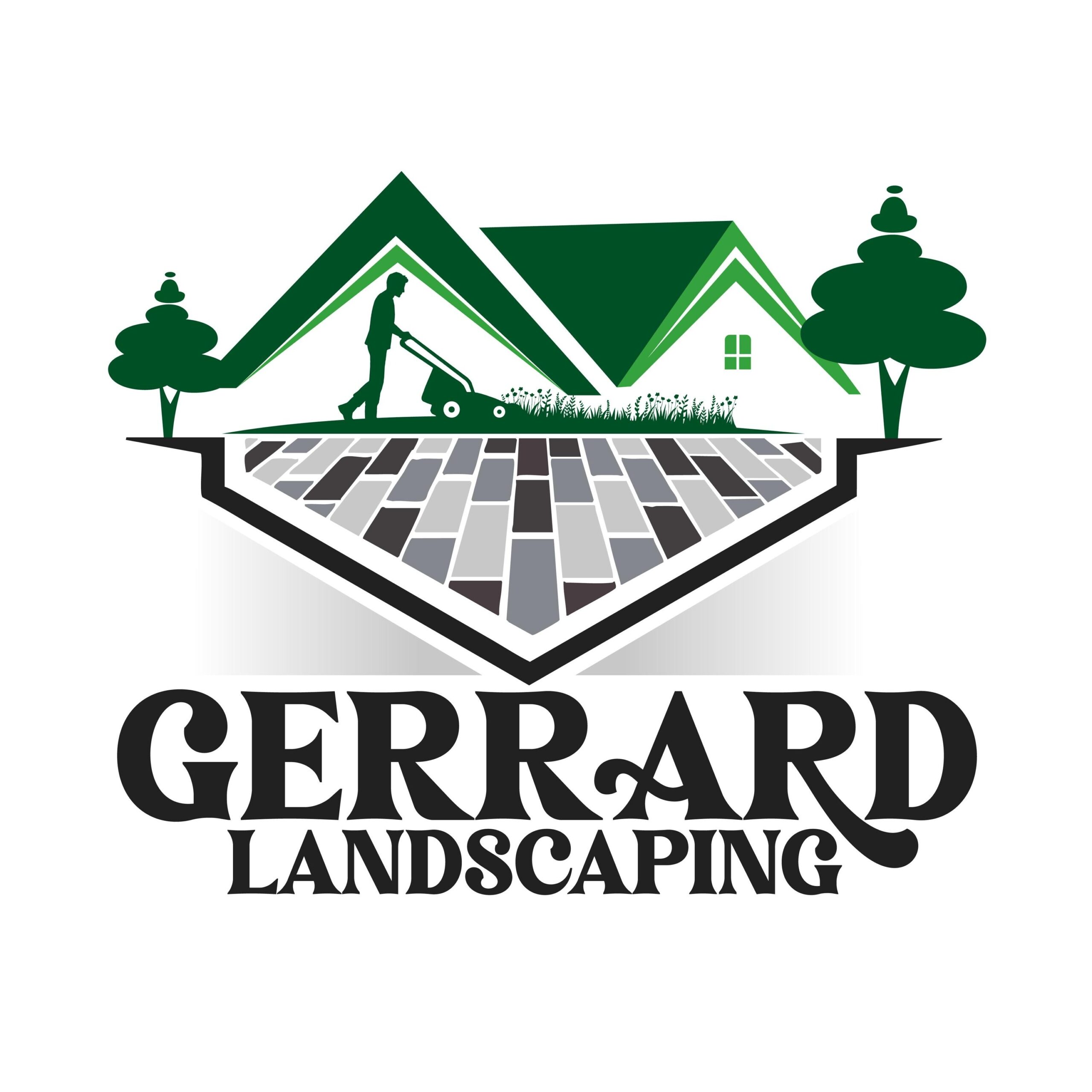 Lawn Mowing Service Logo DIY Landscaping Design Template Etsy