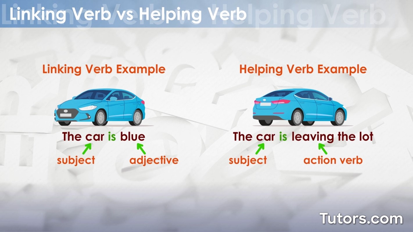 Linking Verbs Definition Examples