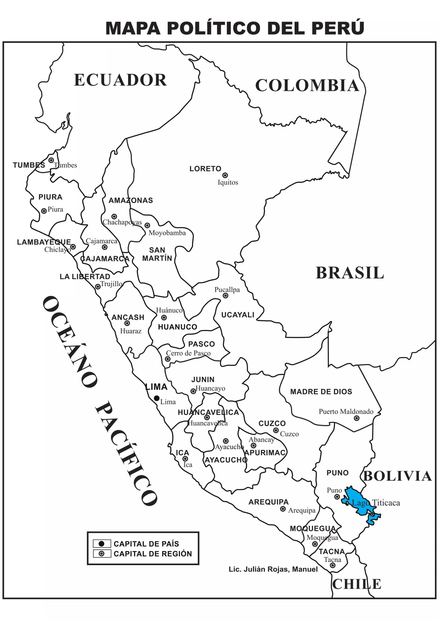 Mapa Politico Del Per PDF Mapa Politico Del Per PDF