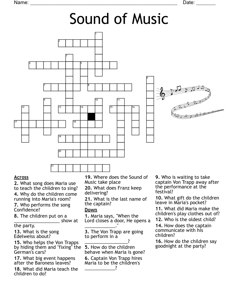 Maria Montessori Crossword WordMint