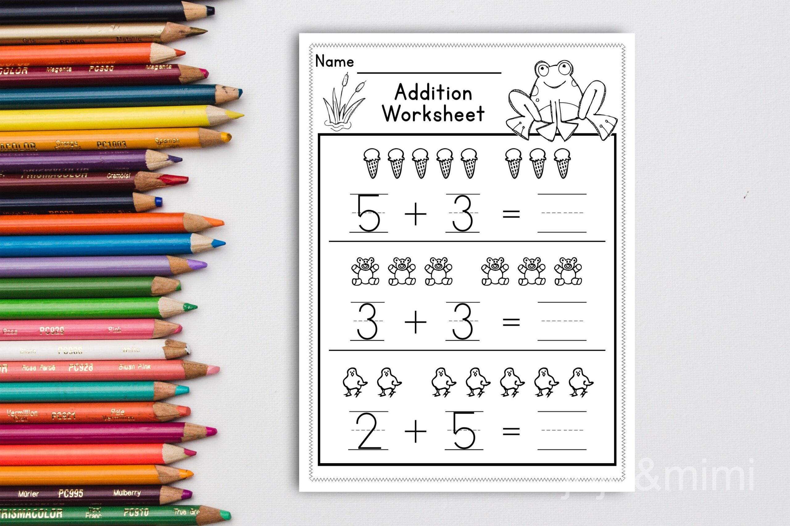 Math BUNDLE Printable Pre k Kindergarten Worksheets Addition Subtraction Counting Greater Than Lesser Than Skip Count Homeschool Learning Etsy