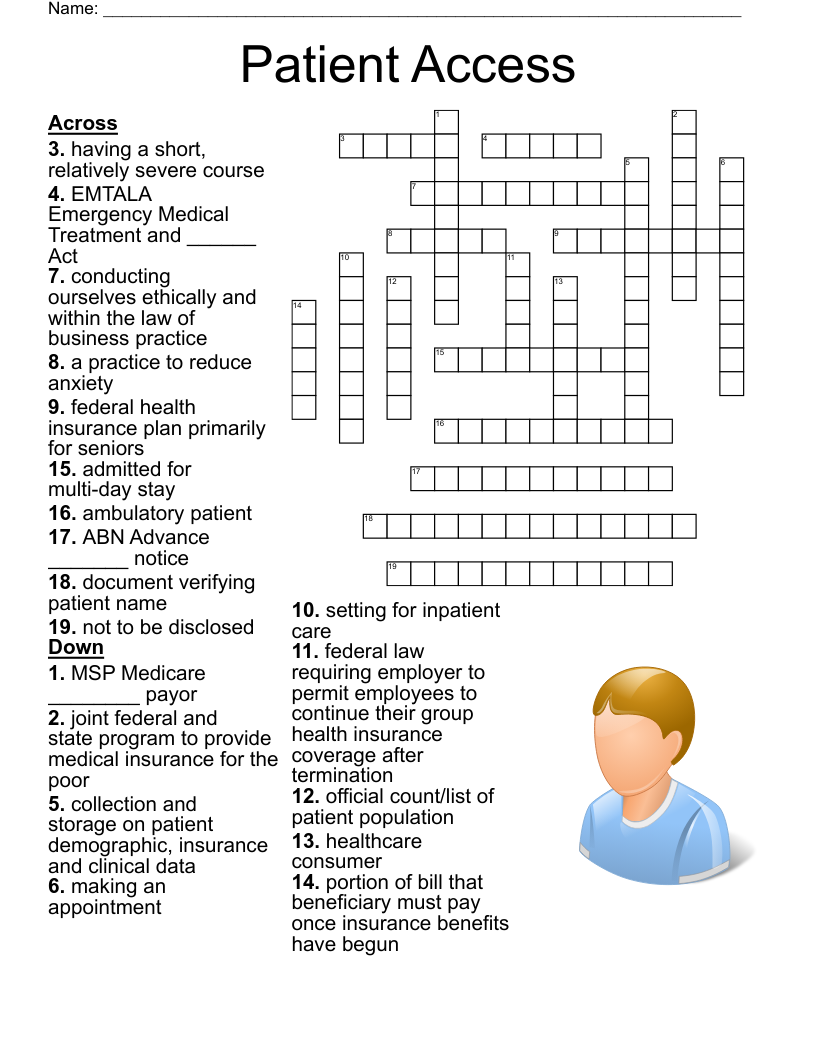 Mental Health Crossword Puzzle WordMint
