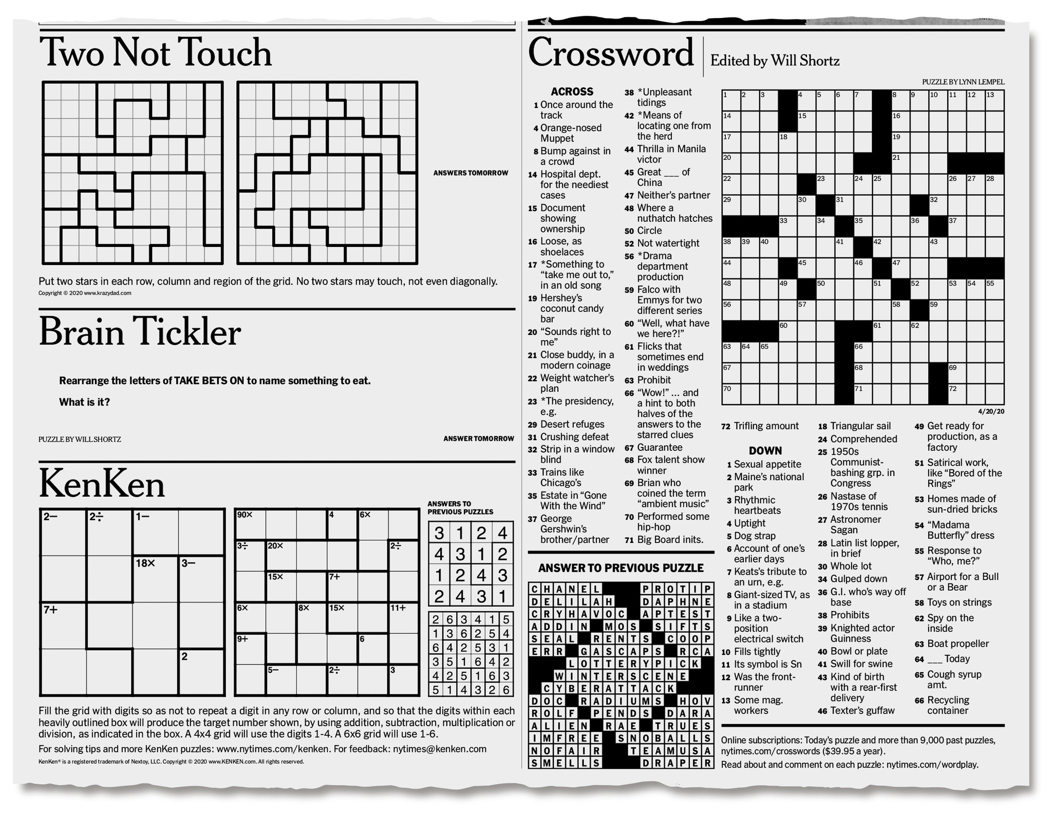 new york mag crossword