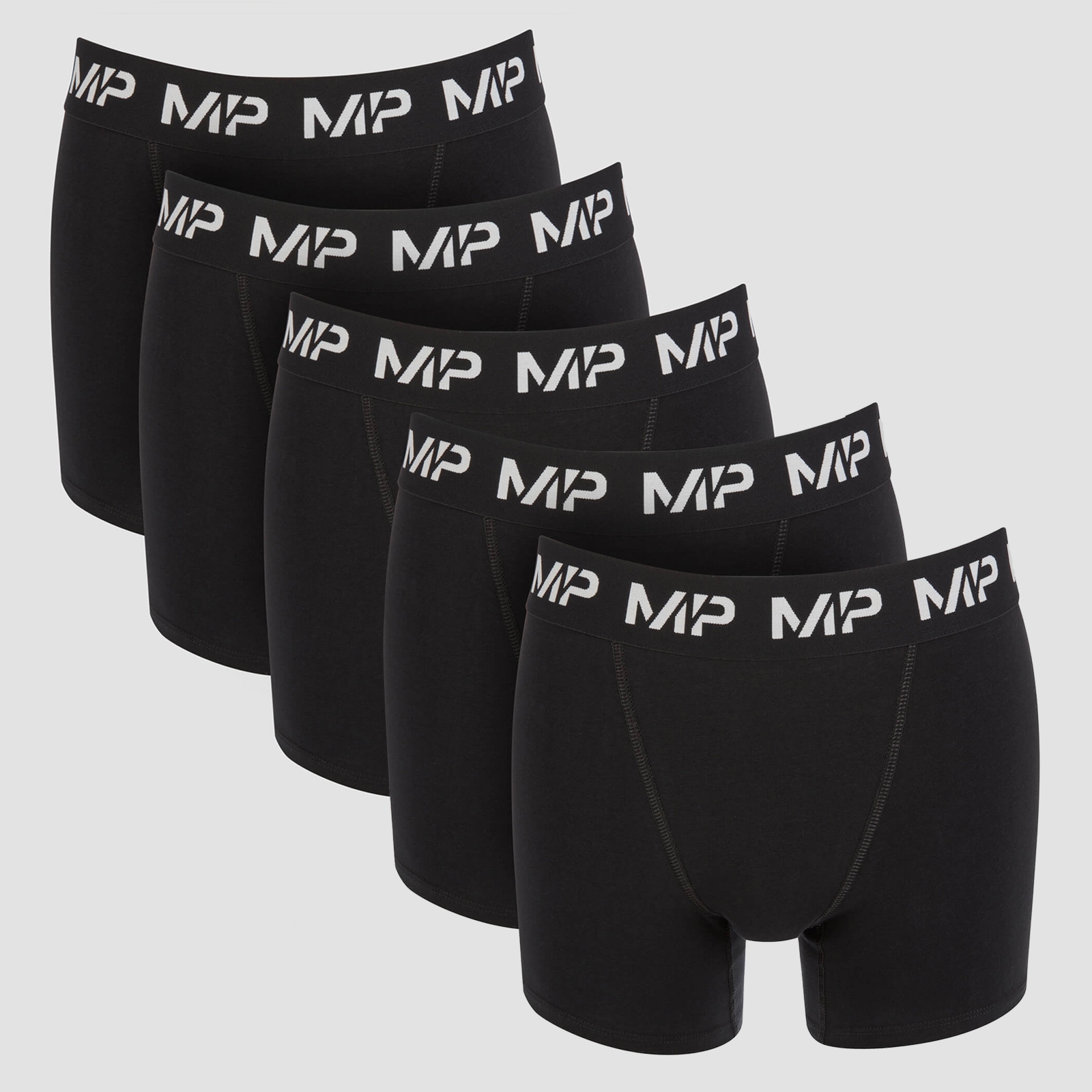 MP Men s Boxers 5 Pack Black Myprotein