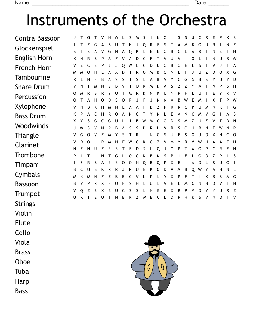 Musical Terms Crossword WordMint