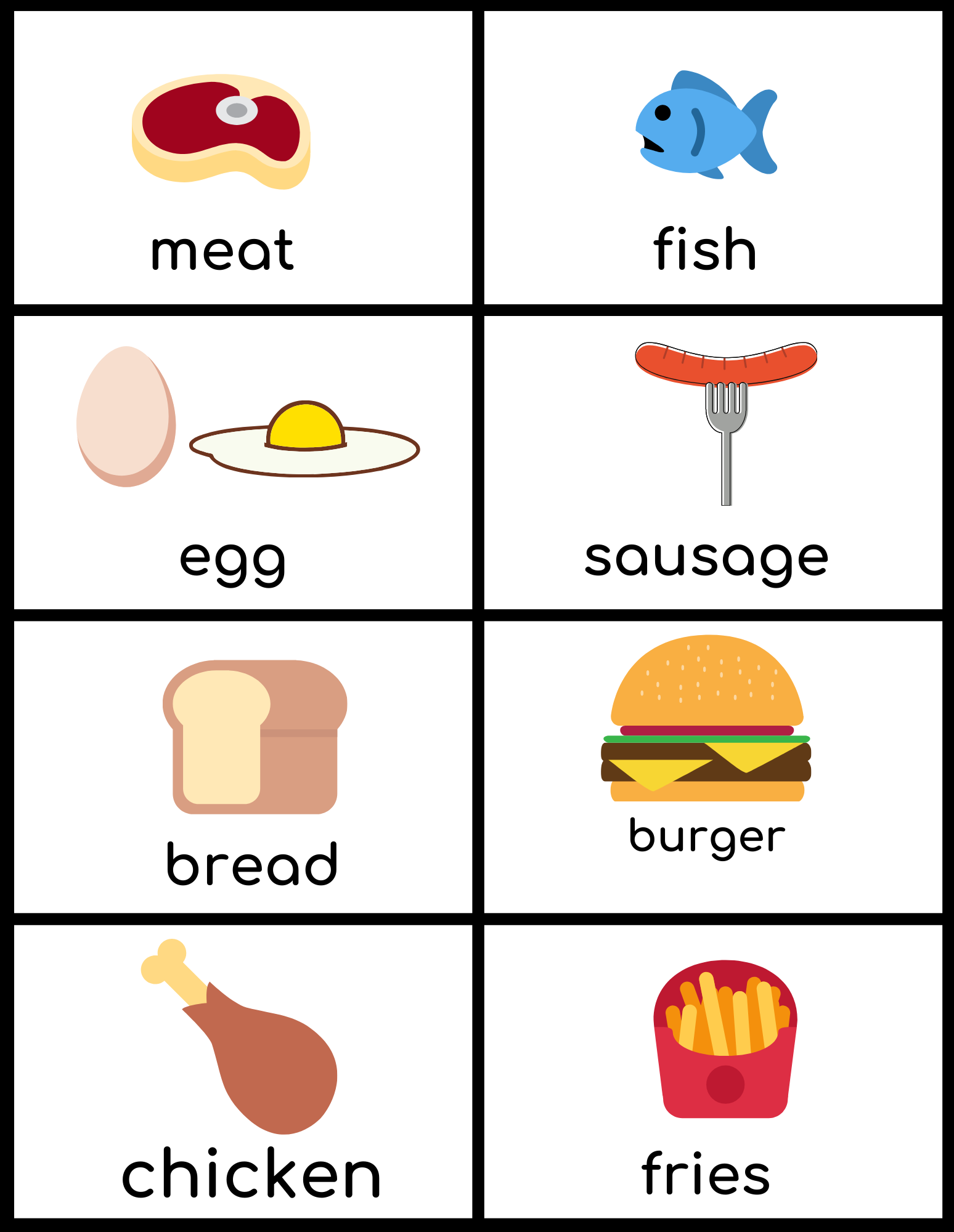 My Favorite Food For EFL ESL Students From Preschool And 1st Grade Dasbeth Online Languages