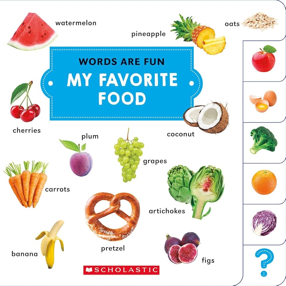 My Favorite Food Words Are Fun Scholastic 9780531237236 Amazon Books