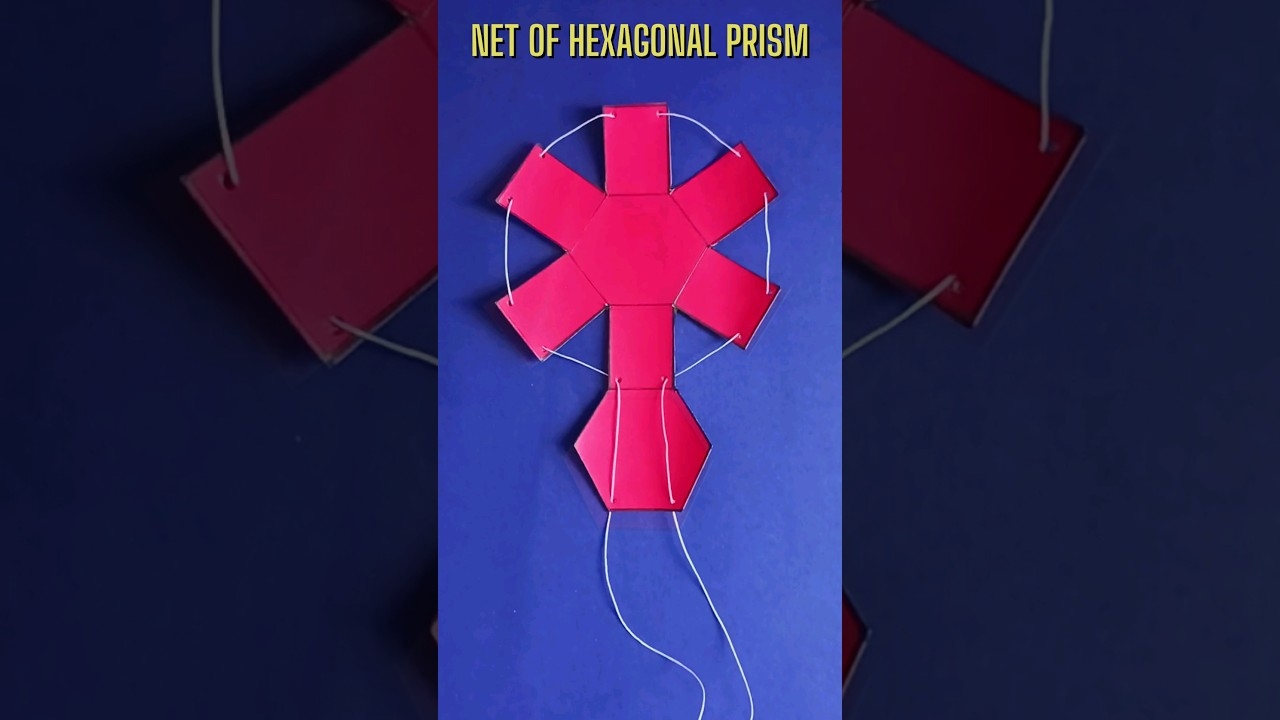 net for a hexagonal pyramid