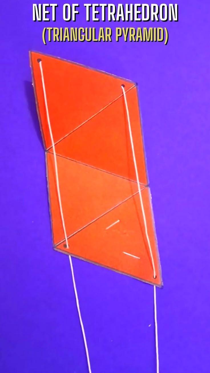 nets for triangular pyramid