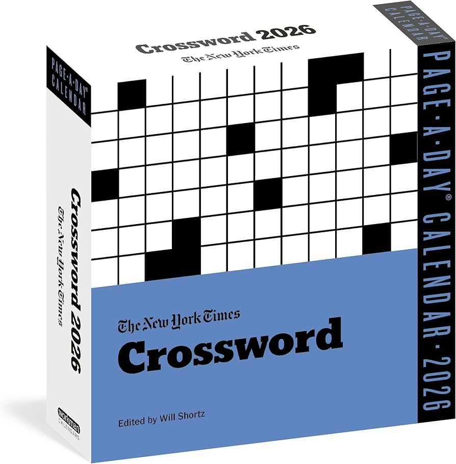 New York Times Crossword Page A Day Calendar 2026 Shortz Will Workman Calendars 9781523530458 Amazon Books