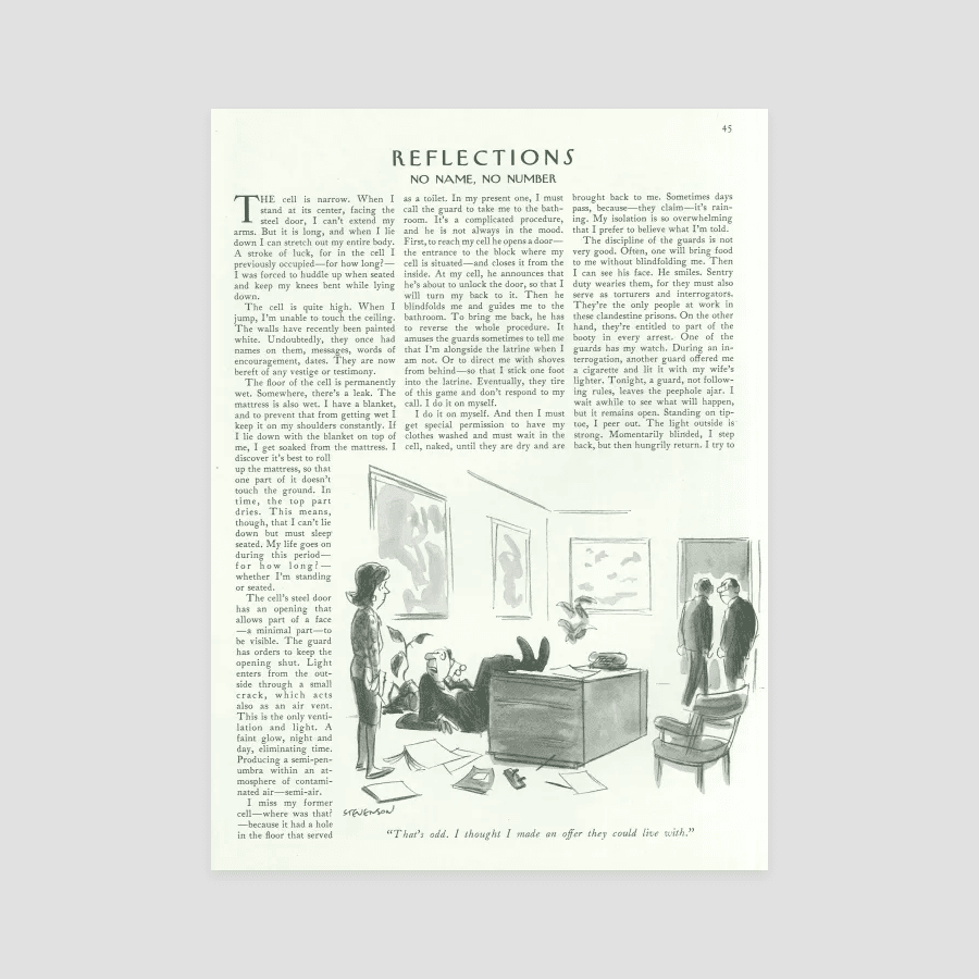 No Name No Number The New Yorker