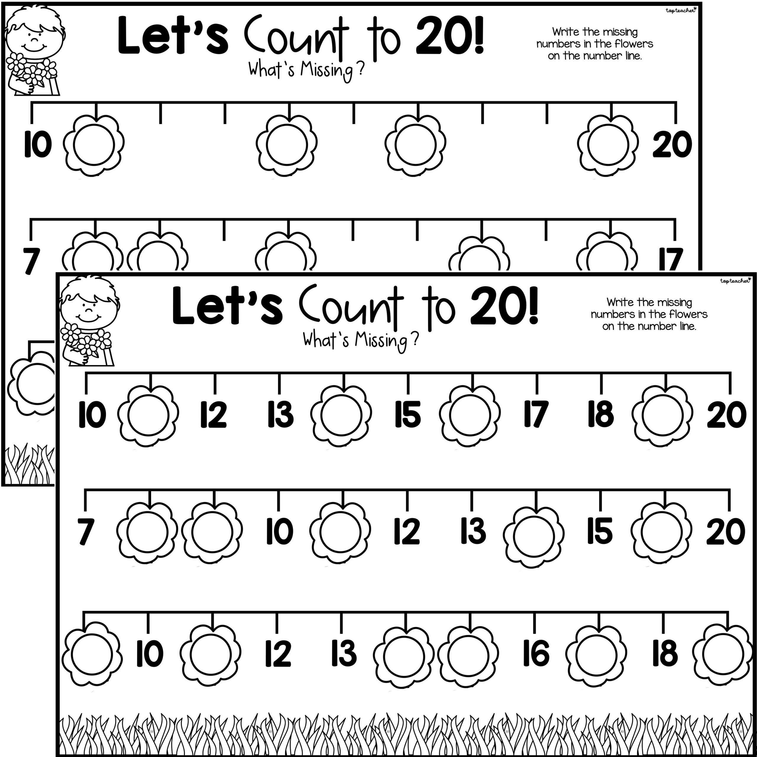 Number Line To 20 Missing Numbers Worksheets Top Teacher Number Line To 20 Missing Numbers Worksheets Top Teacher