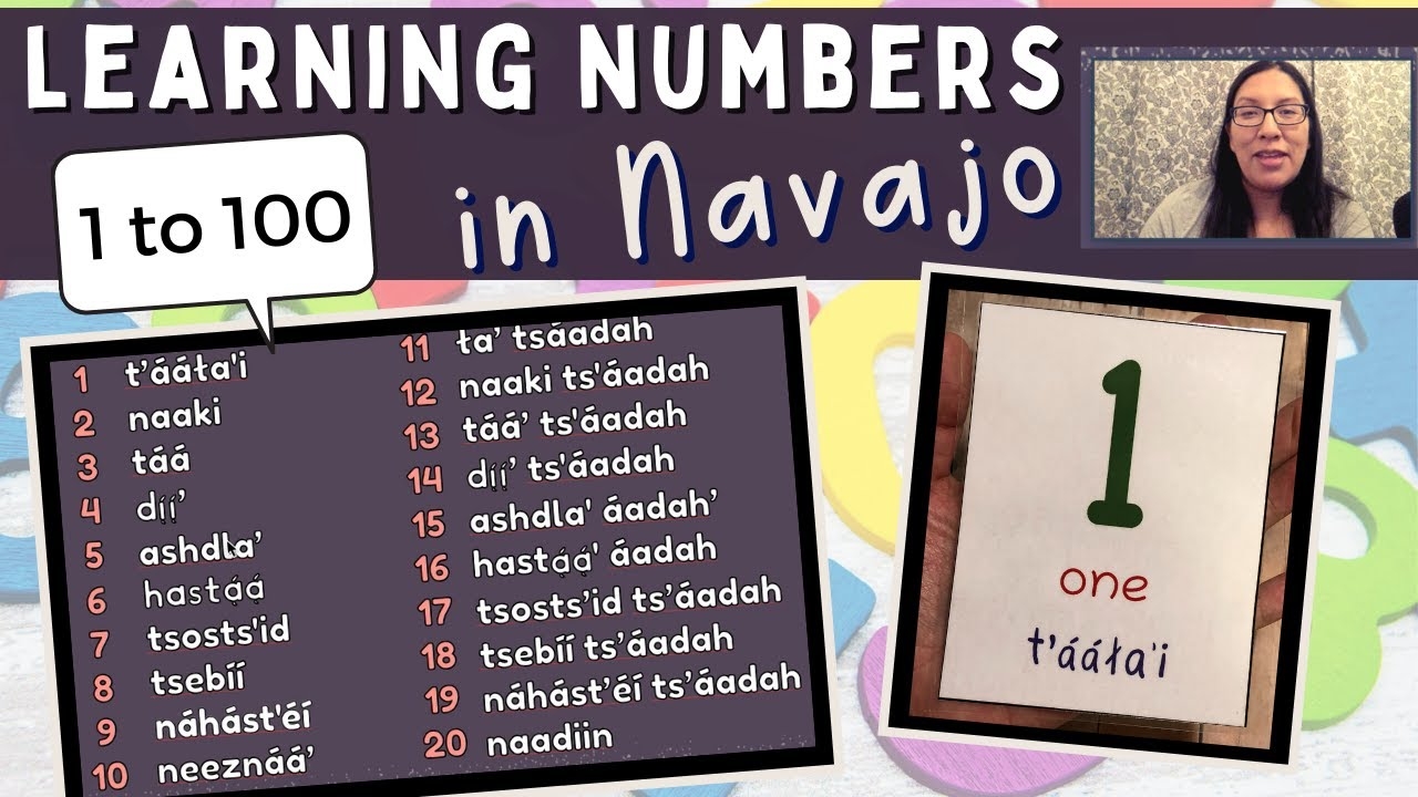 Numbers In Dine Bizaad Navajo Numbers Review Tutorial 1 To 100 YouTube