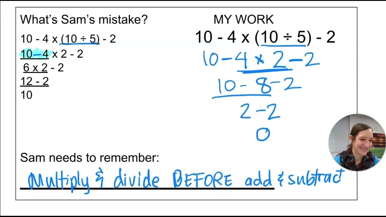 order of operations problem