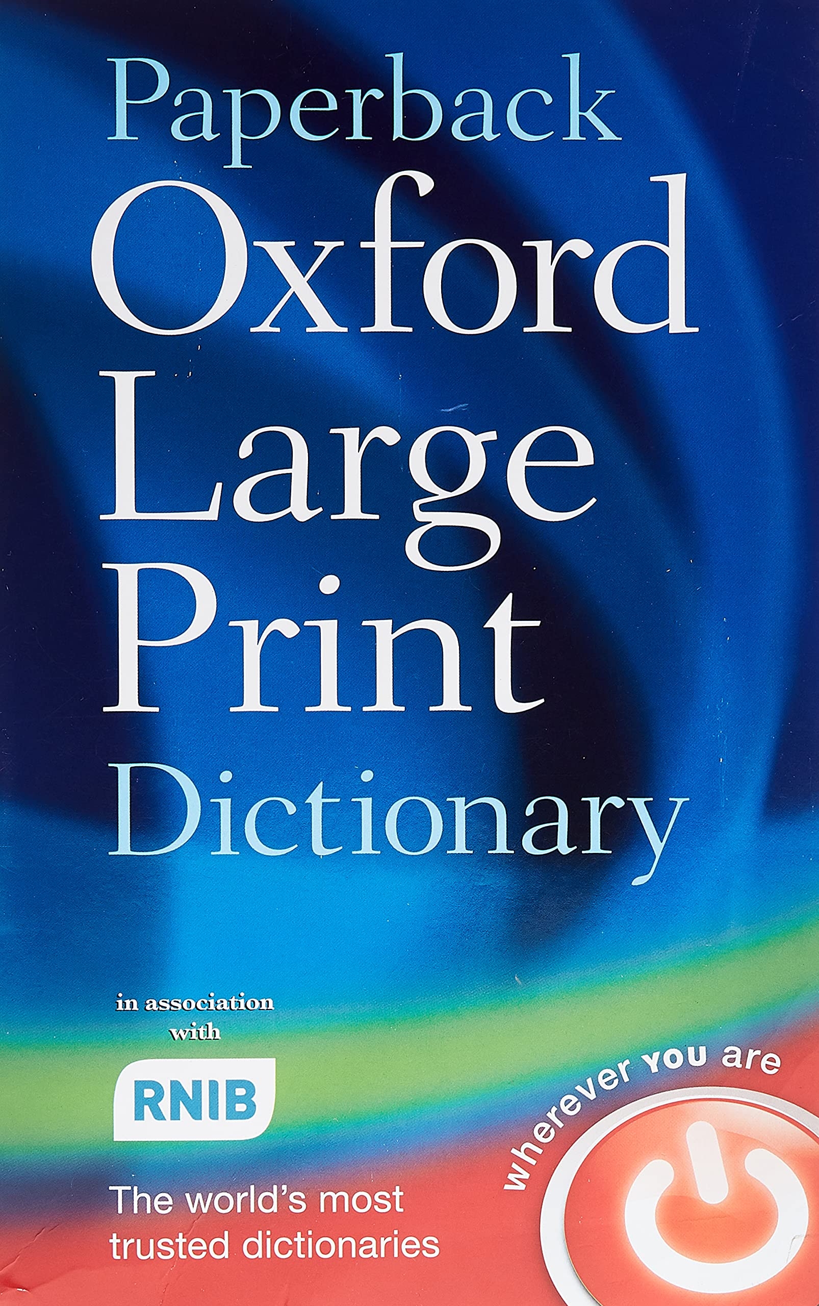 dictionary with large print