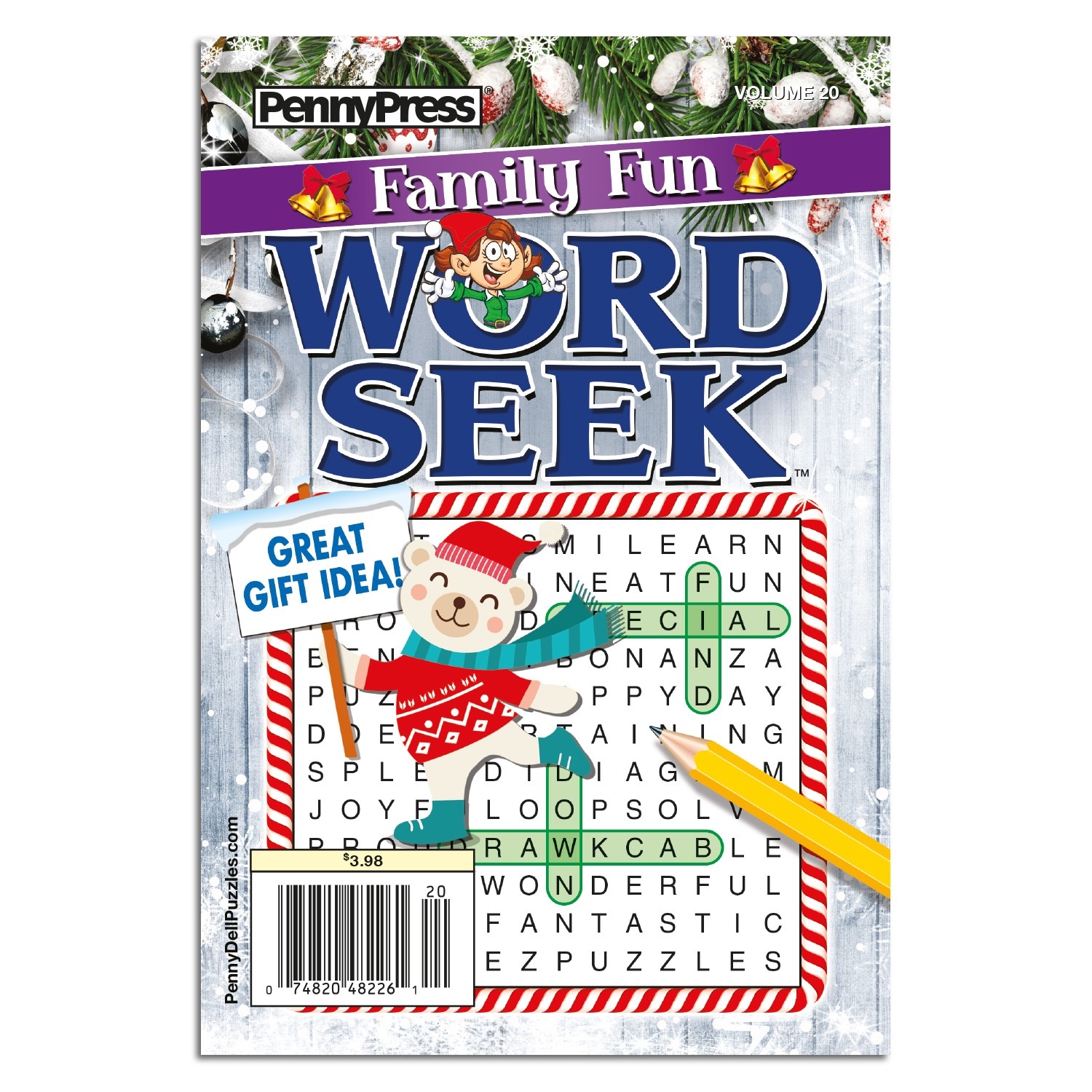 Penny Press Family Fun Word Seek Bundle 100 Copies