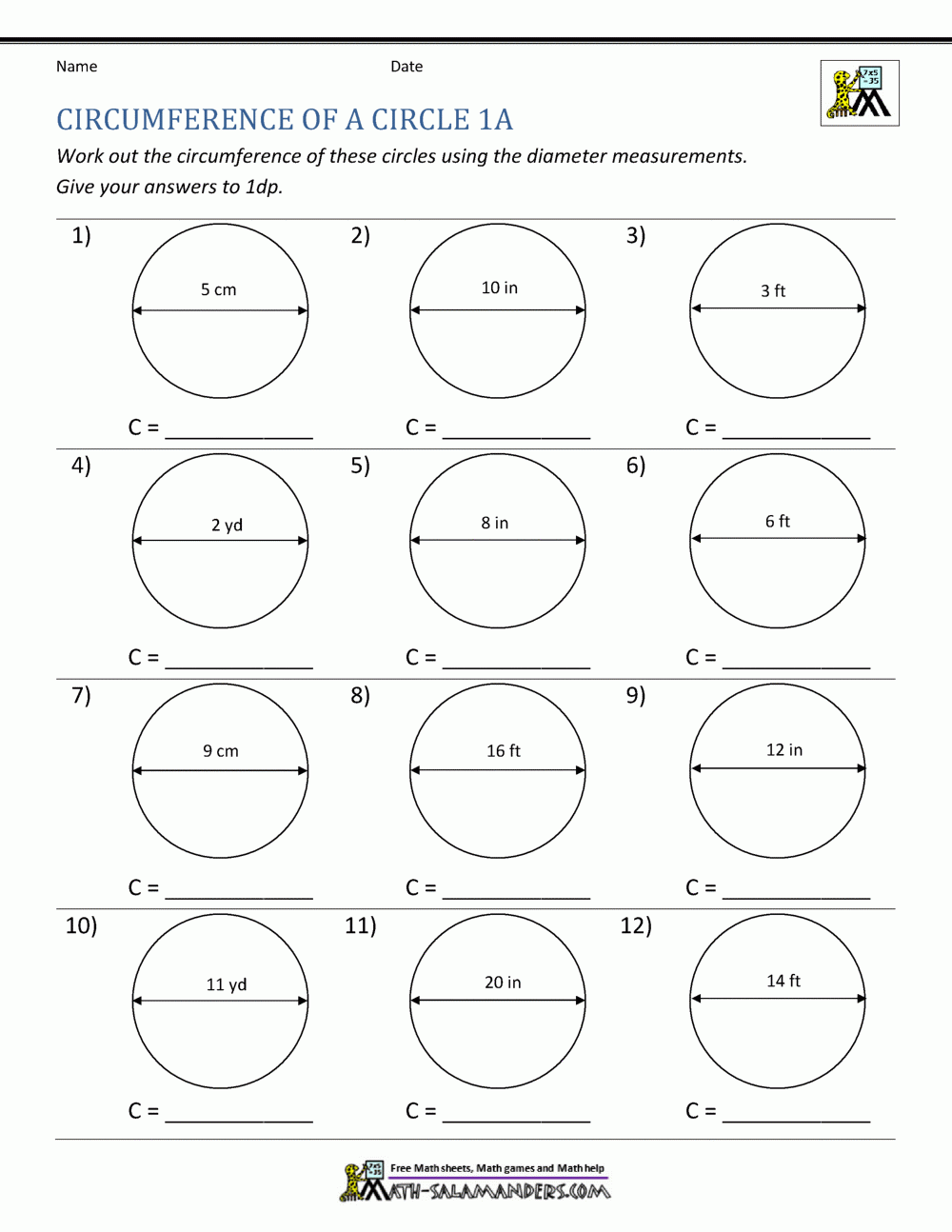 Perimeter Of A Circle