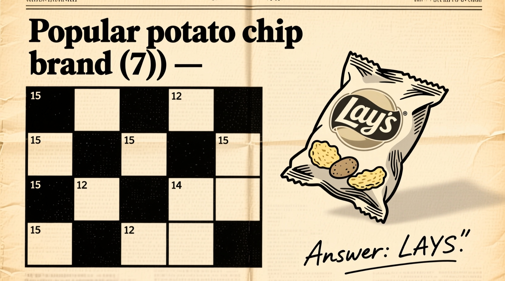 Popular Potato Chip Brand Crossword Clue