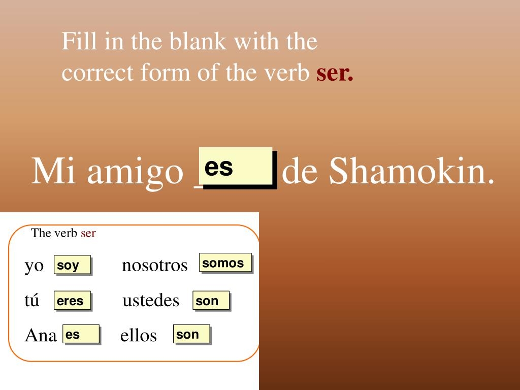 PPT Geography Lesson Form Of The Verb Ser In Spanish PowerPoint Presentation ID 6004063