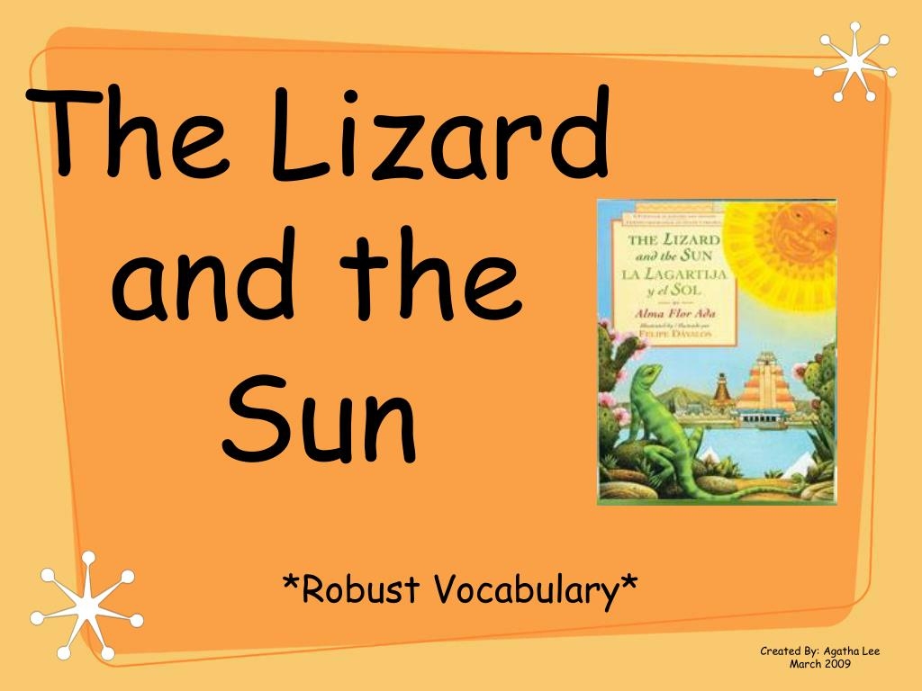 PPT The Lizard And The Sun PowerPoint Presentation Free Download ID 1214782