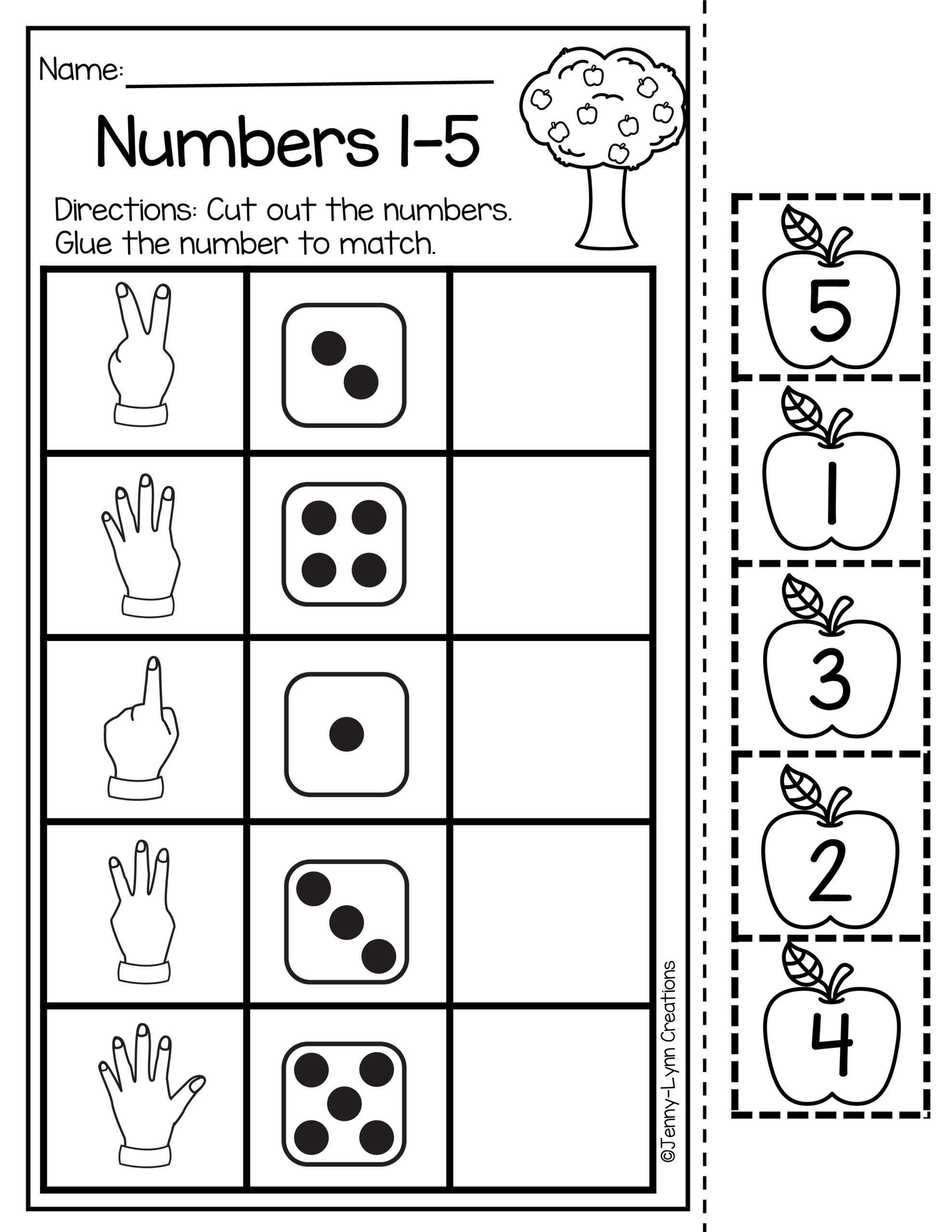 math worksheets pre k