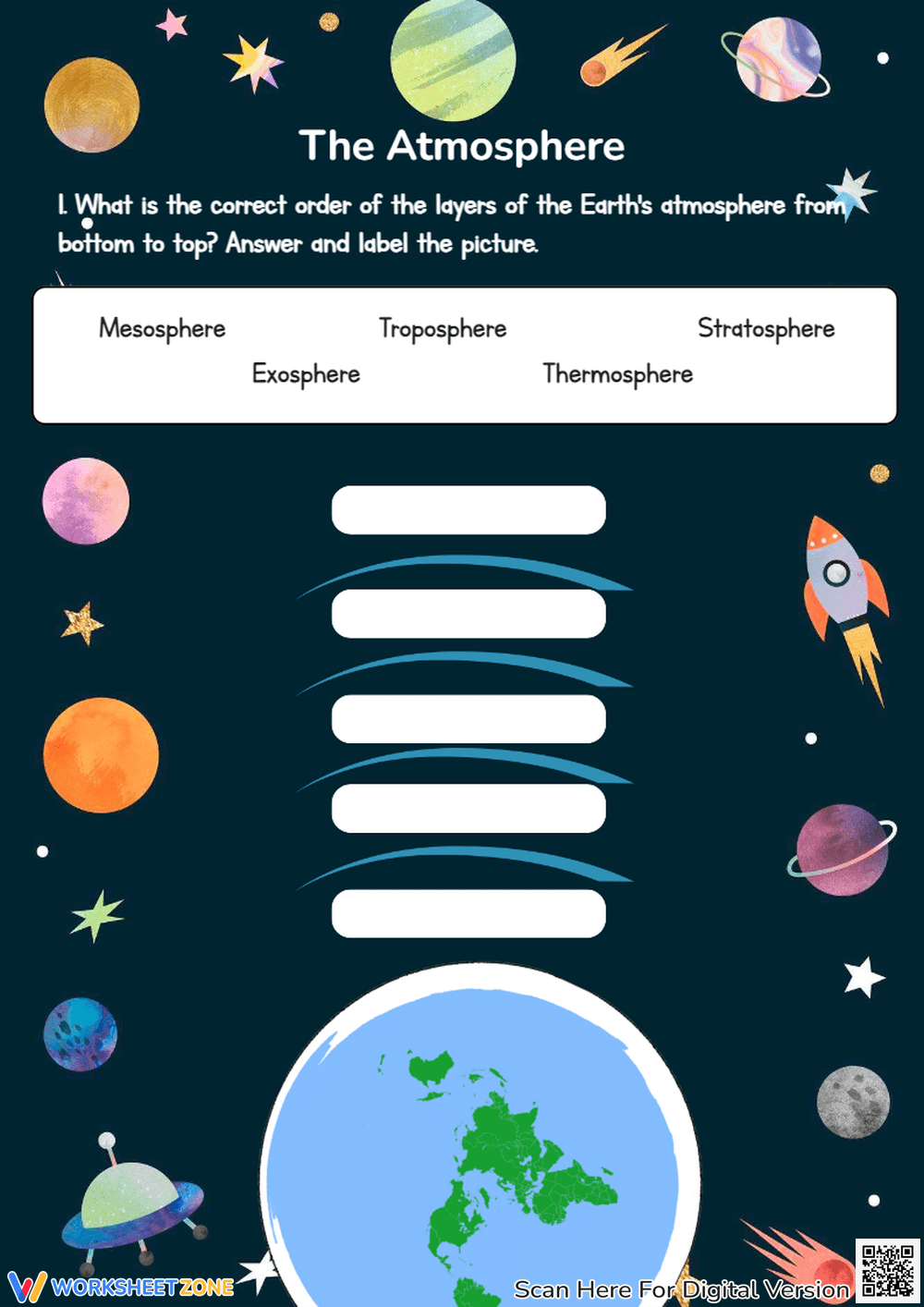 Printable Grade 6 Easter Atmospheric Layers Worksheets Download Printable Grade 6 Easter Atmospheric Layers Worksheets Download