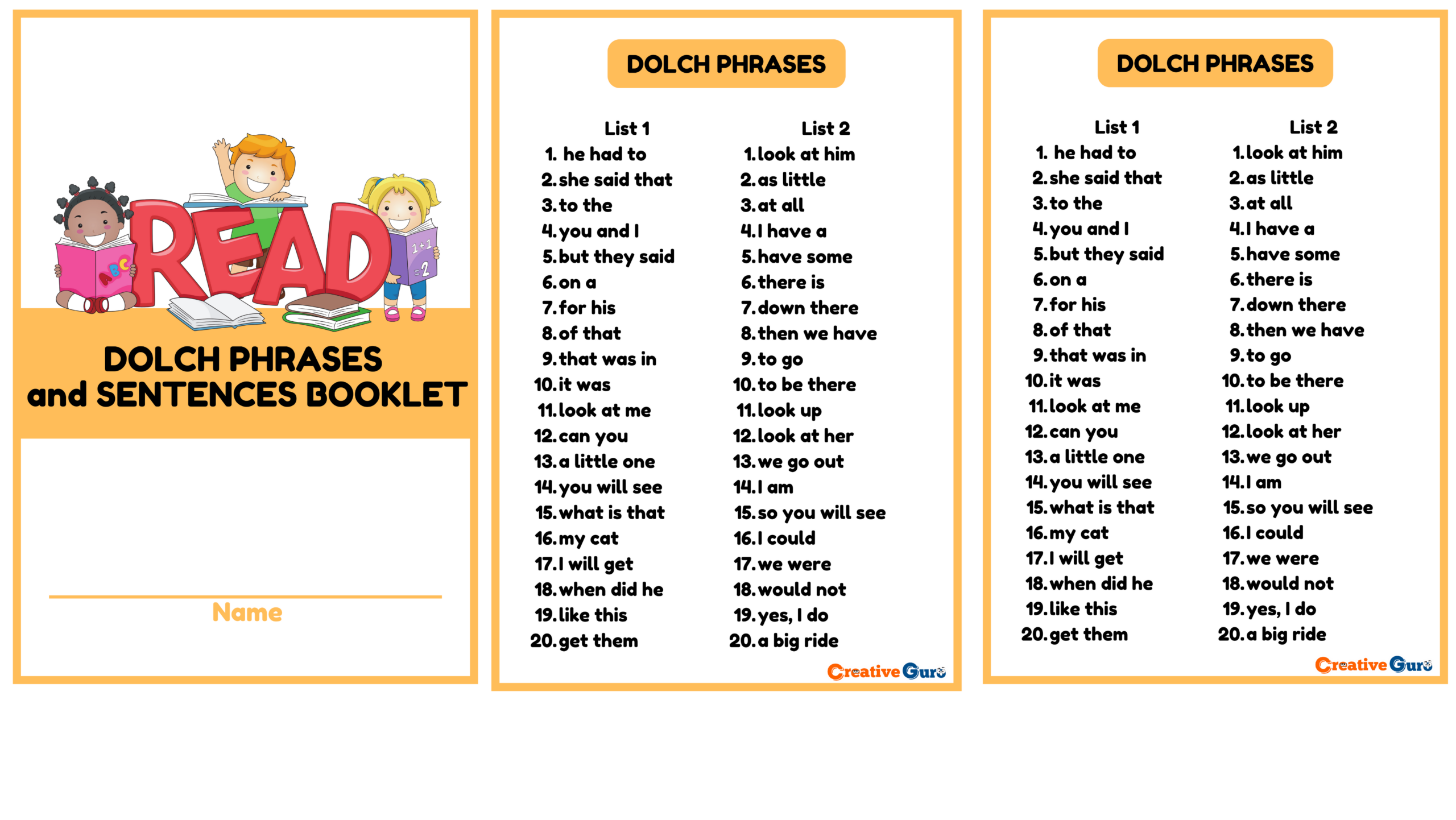 reading materials for grade 1