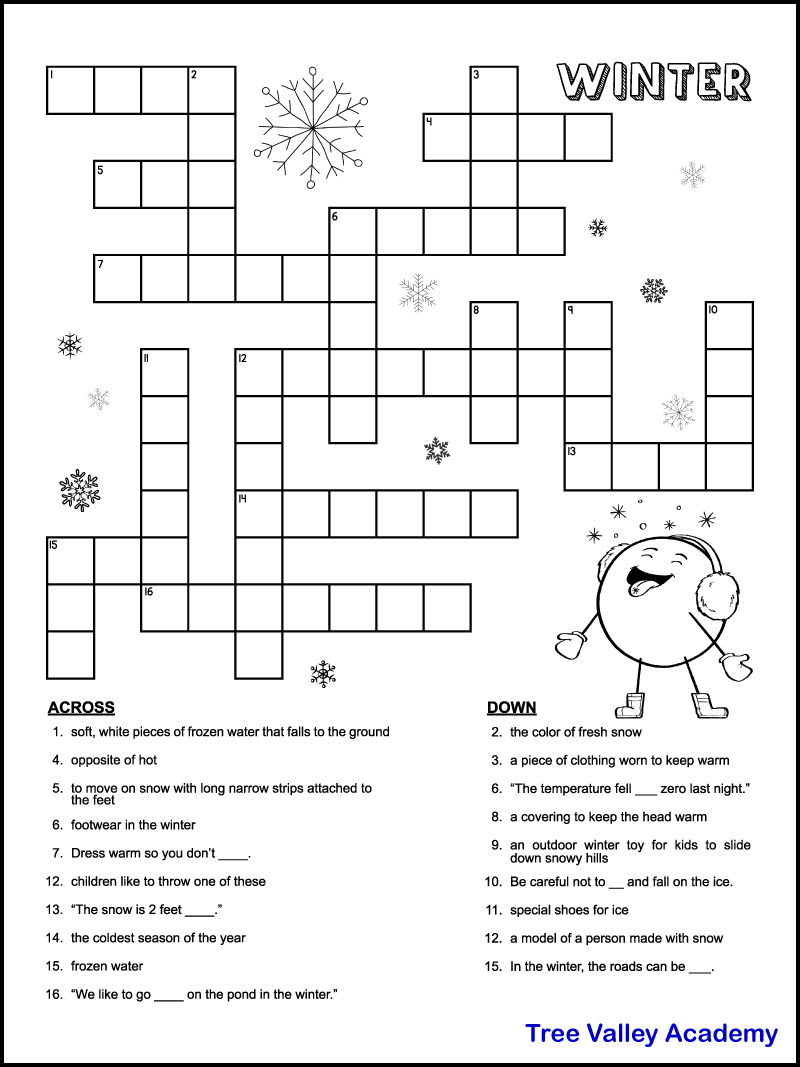 large print crosswords printable