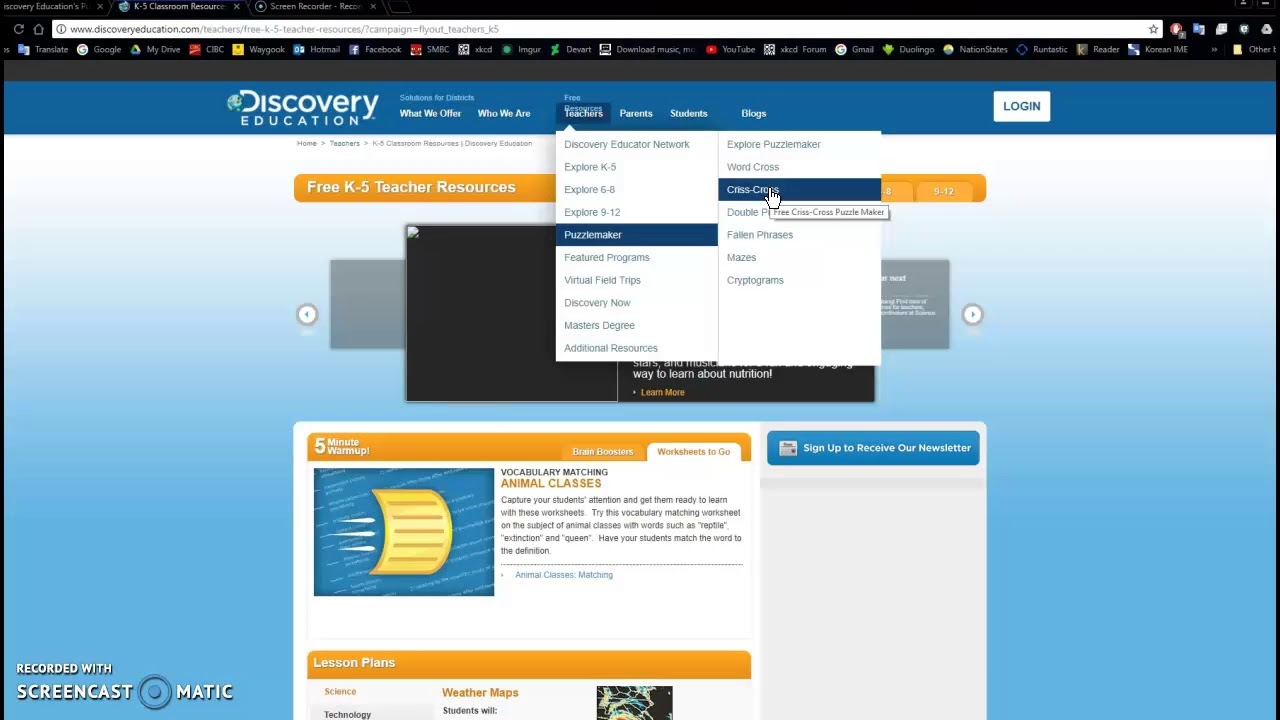 Puzzlemaker Discovery Education YouTube