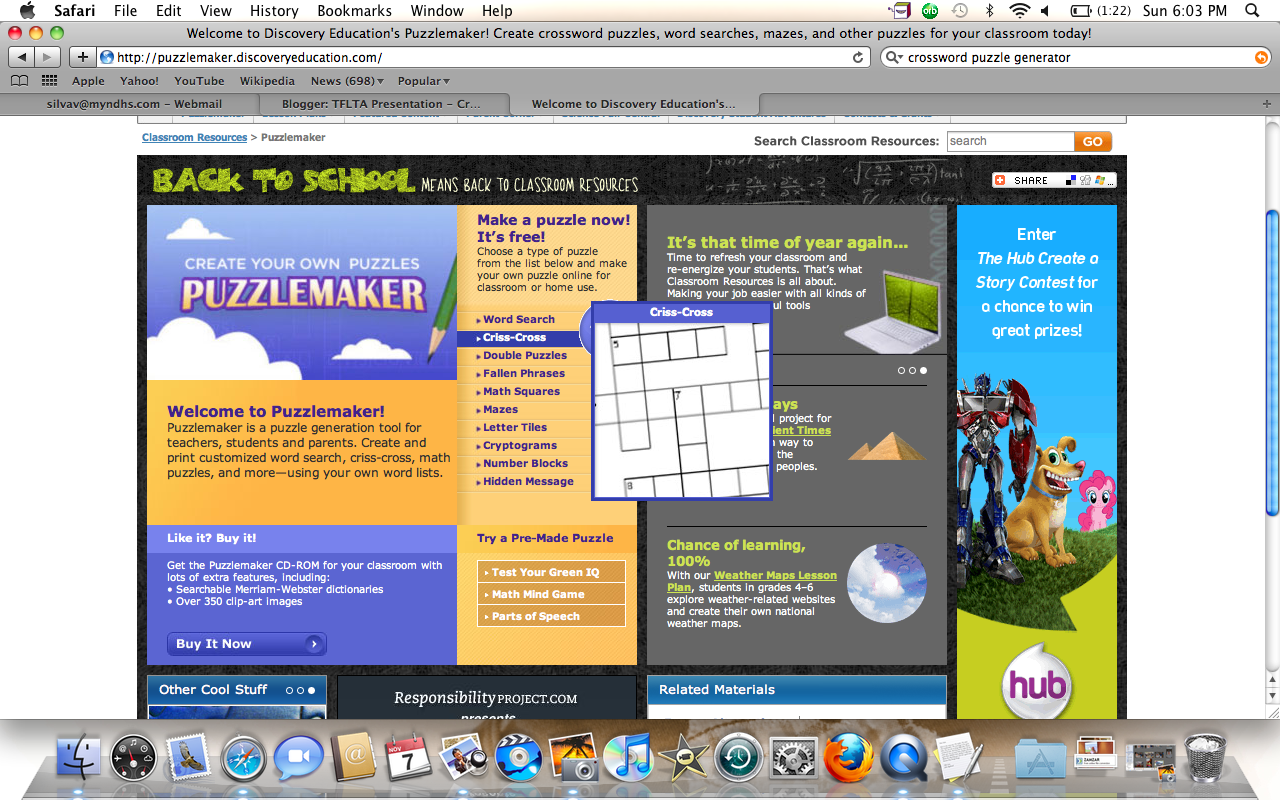 Puzzlemaker Discovery Education