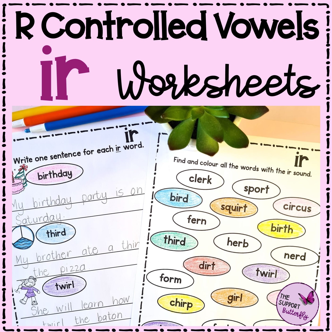 R Controlled Vowels Worksheets IR Made By Teachers