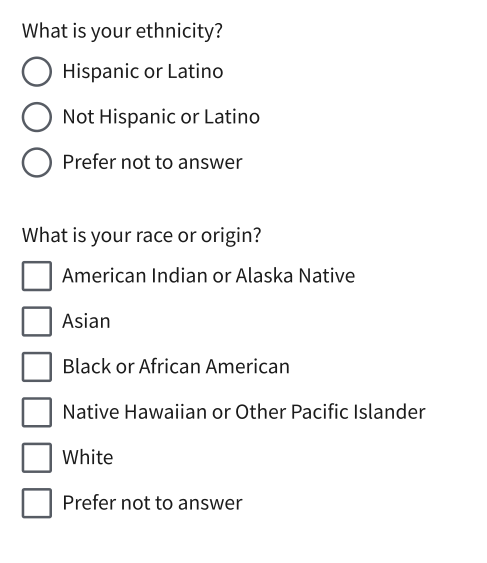 Race And Ethnicity VA gov Design System Race And Ethnicity VA gov Design System