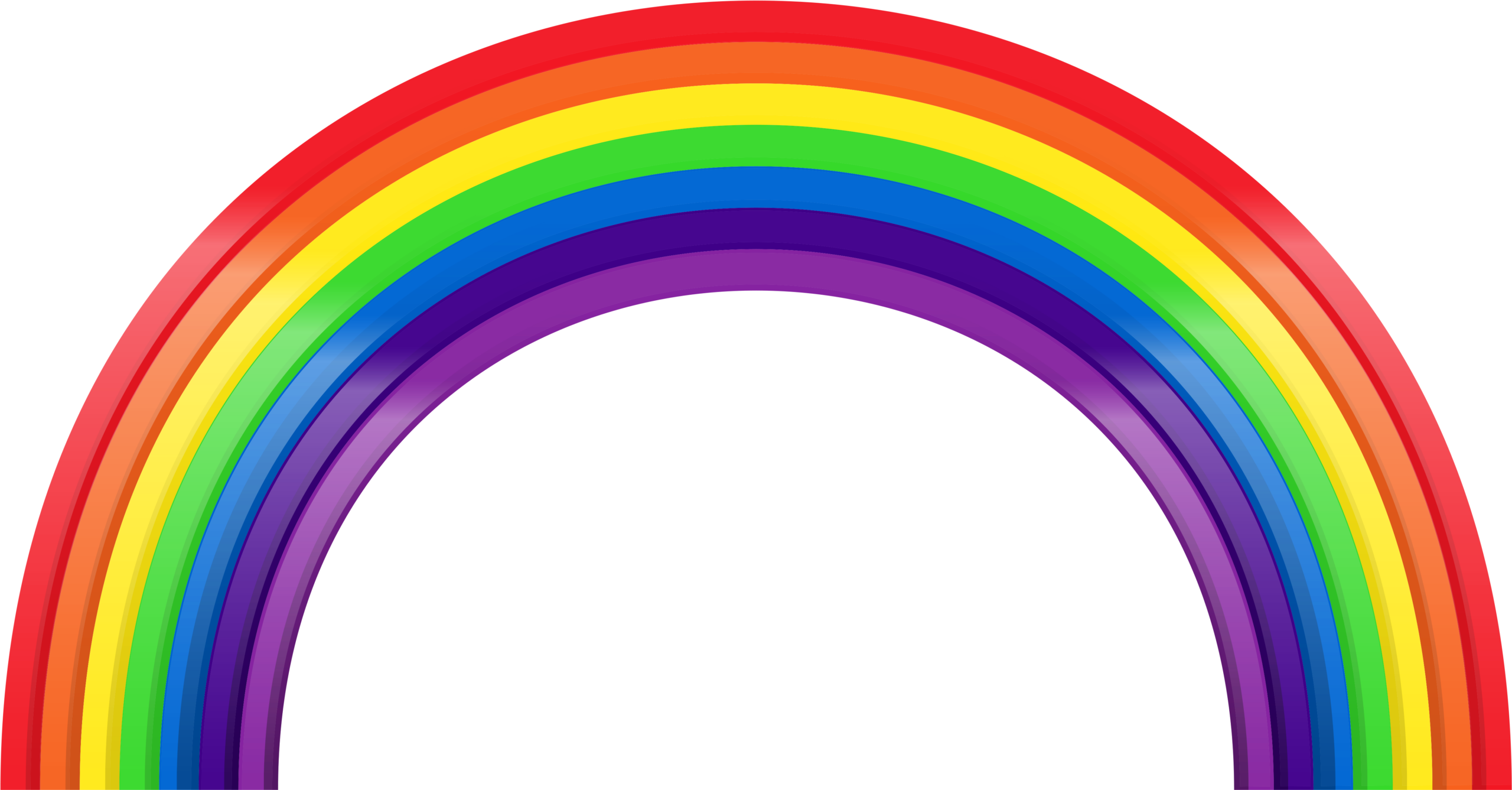 Rainbow Clip Art Cuantos Colores Tiene El Arcoiris 5168x2758 Png Clipart Download