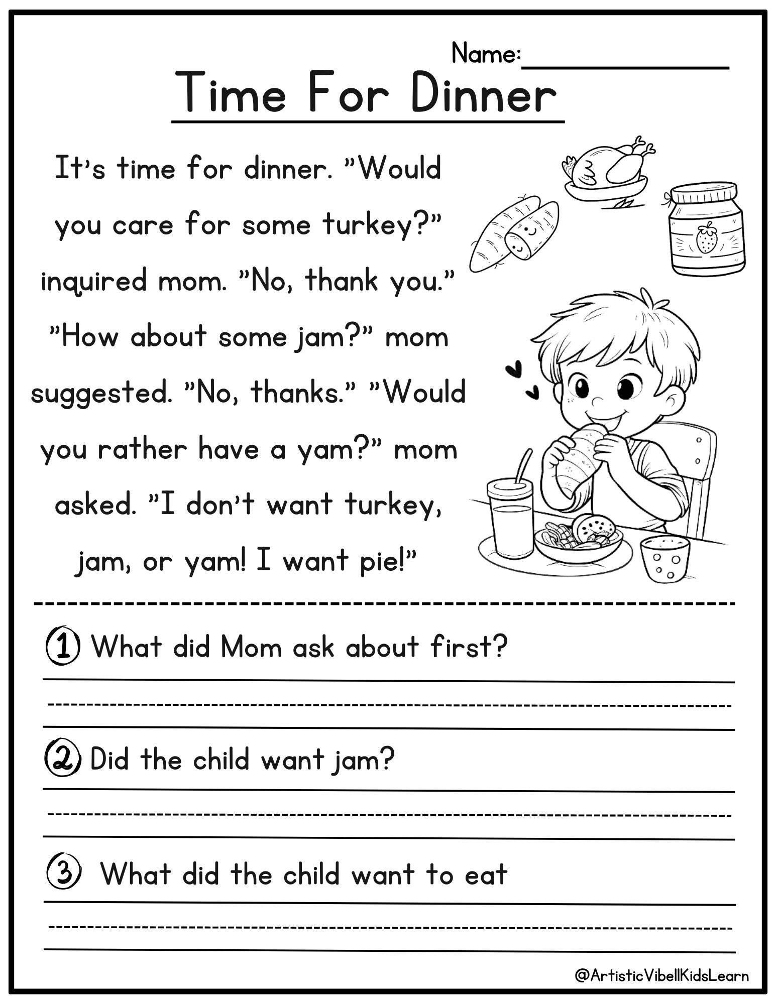 Reading Comprehension First Grade Fall Worksheets Addition Flash Cards 1st Grade