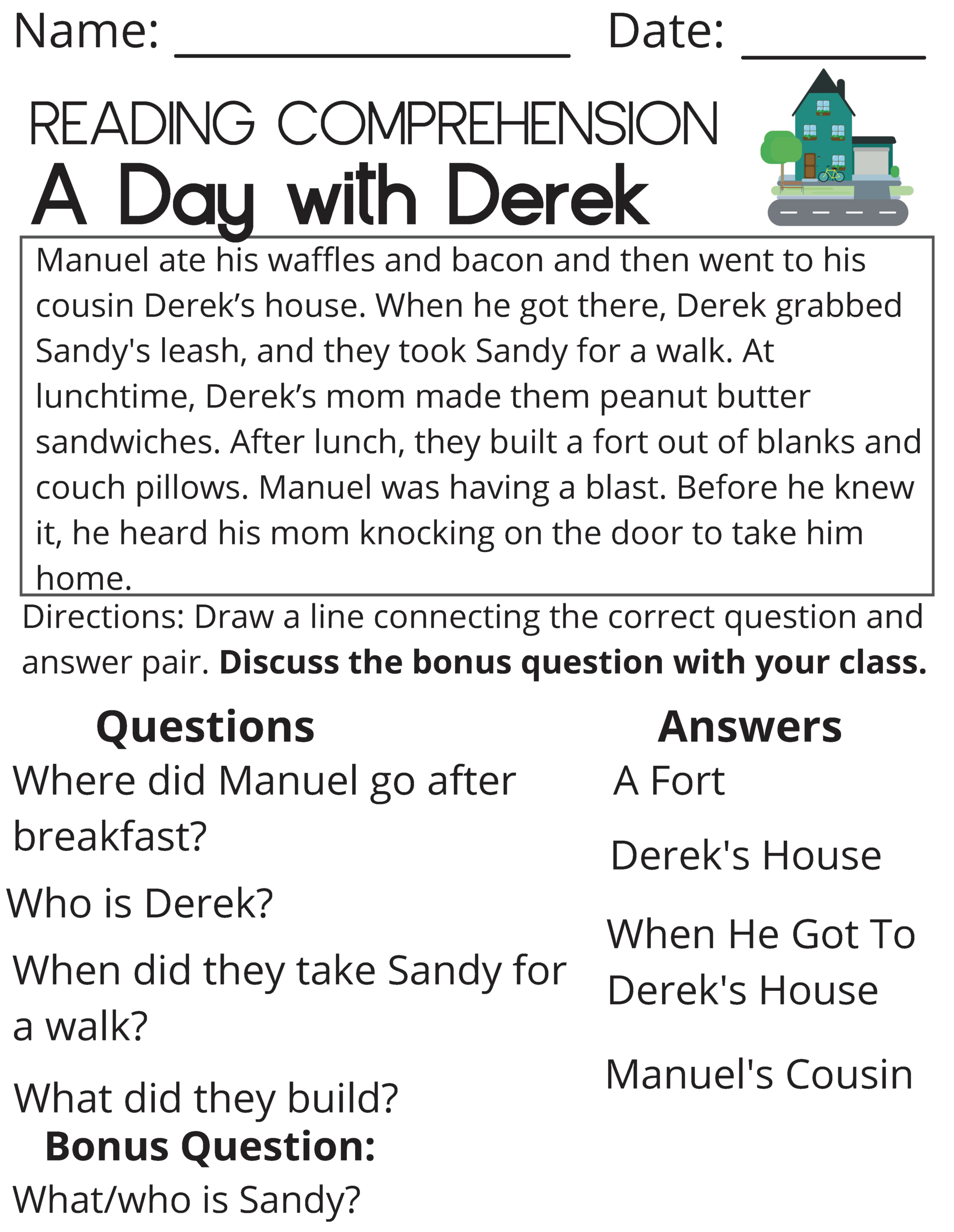 Reading Comprehension Passages 1st Through 3rd Grade Part 2 Worksheets Made By Teachers