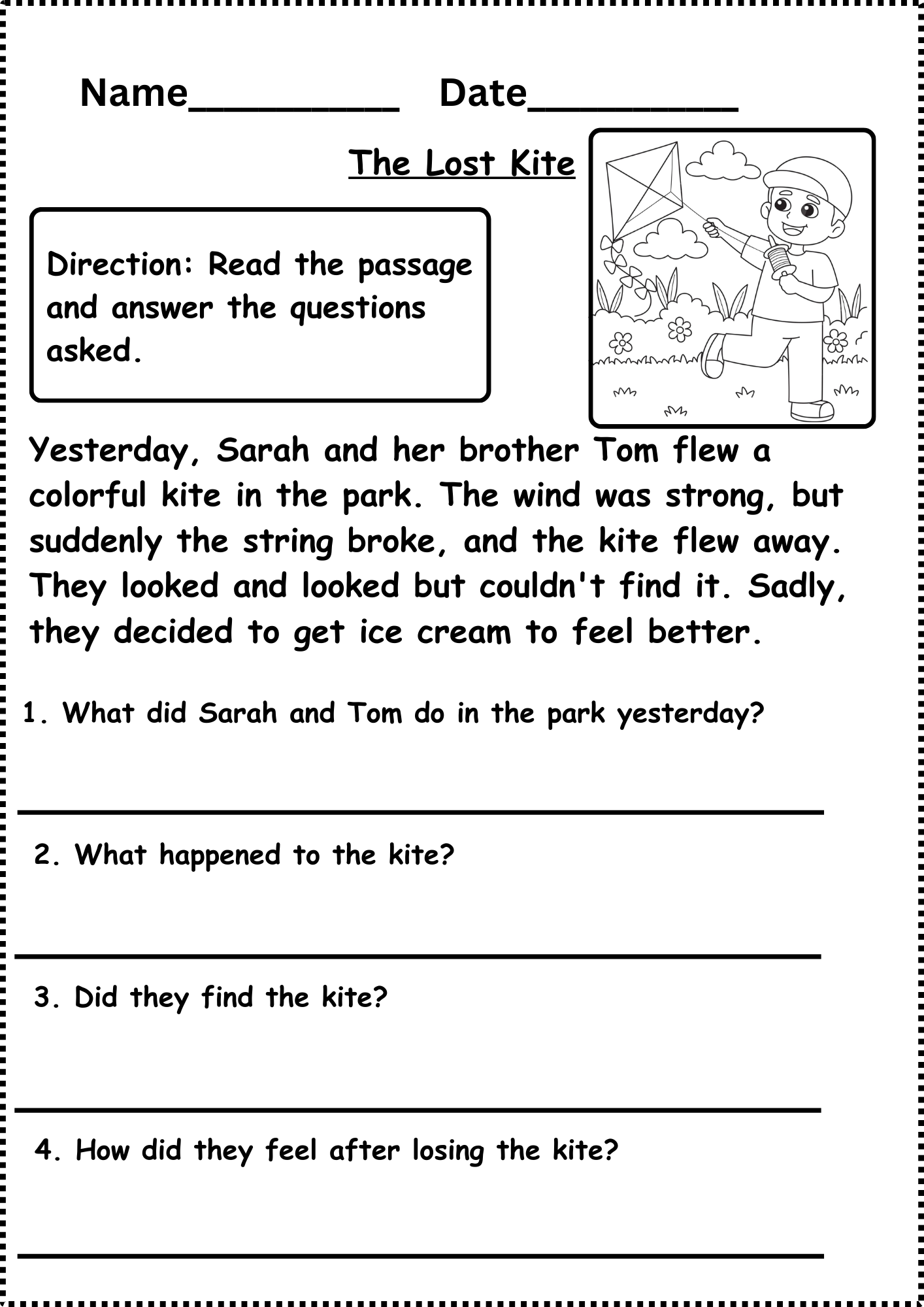 Reading Comprehension Worksheets Grade 1 Reading Comprehension Worksheets Grade 1