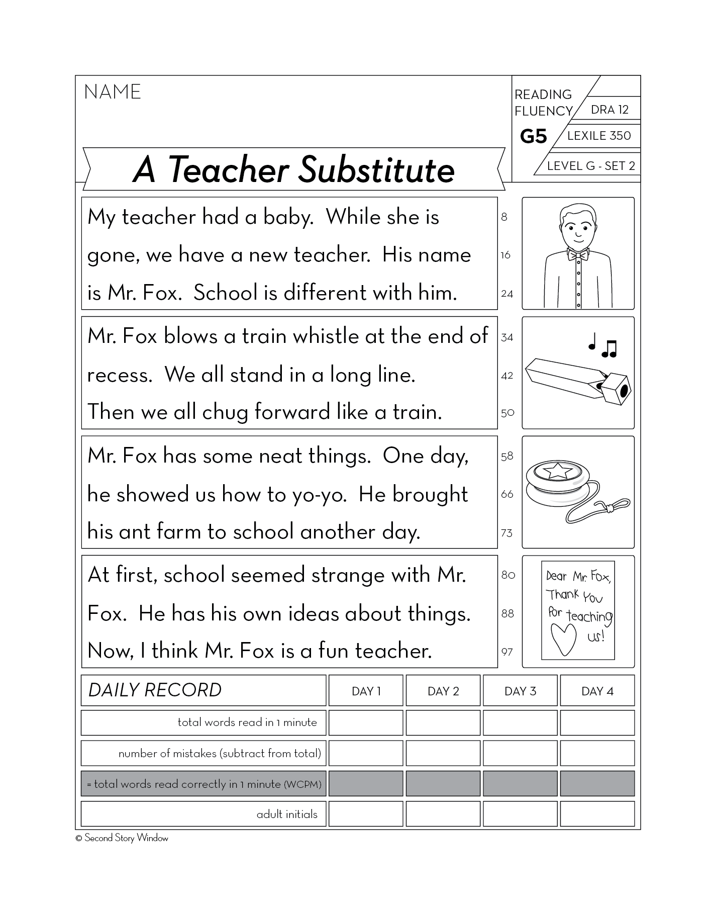 2nd grade reading passages