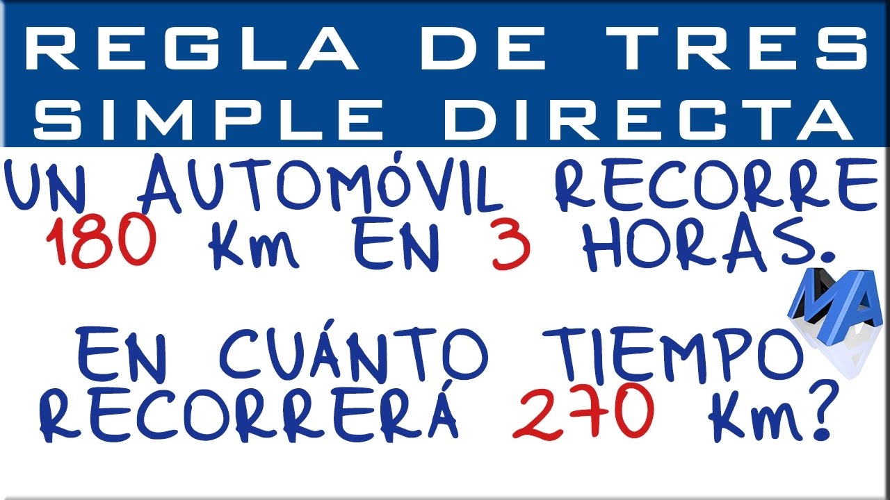 Regla De Tres Simple Directa Ejemplo 1 YouTube Regla De Tres Simple Directa Ejemplo 1 YouTube