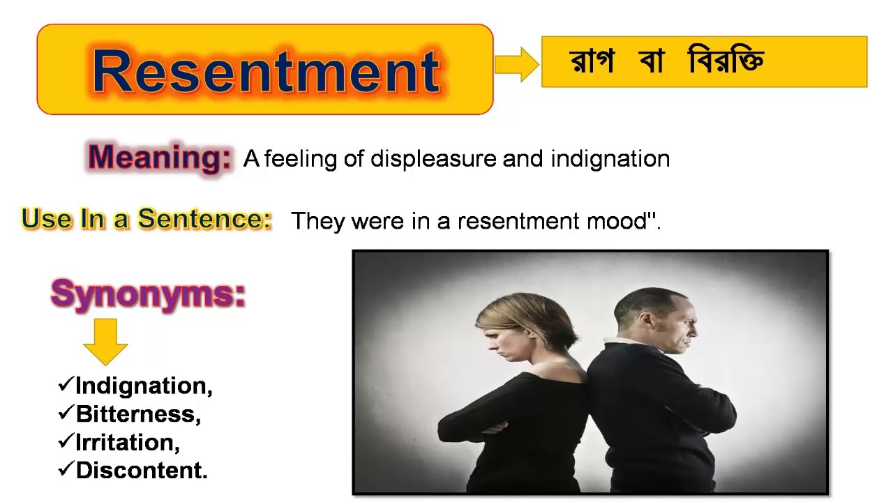 Resentment Learn BCS English Vocabulary With Picture YouTube Resentment Learn BCS English Vocabulary With Picture YouTube