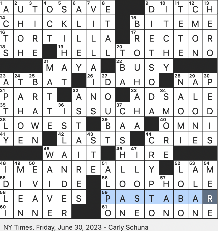 Rex Parker Does The NYT Crossword Puzzle I Can Relate In Gen Z Slang FRI 6 30 23 Dancing Duo Of The Early 1900s Waiting To Exhale Or Bridget Jones s Diary Rex Parker Does The NYT Crossword Puzzle I Can Relate In Gen Z Slang FRI 6 30 23 Dancing Duo Of The Early 1900s Waiting To Exhale Or Bridget Jones s Diary
