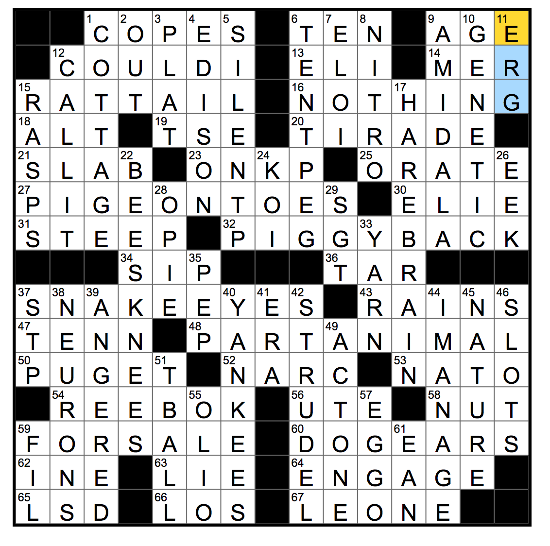 Rex Parker Does The NYT Crossword Puzzle Star Wars Queen MON 11 6 2017 Polite Plea To A Parent Race Of People In The Time Machine Washington s Sound Unit Of Work