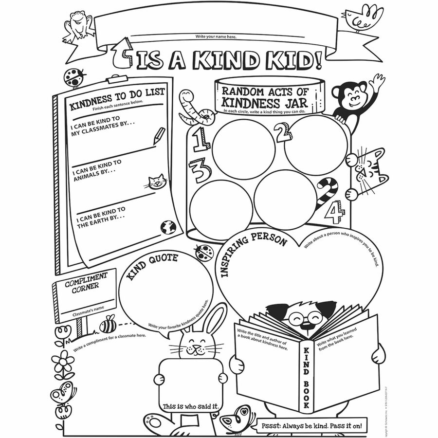 i can be kind by worksheet